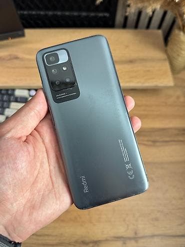 Redmi, Redmi 10, Б/у, 128 ГБ, цвет - Серый, 2 SIM