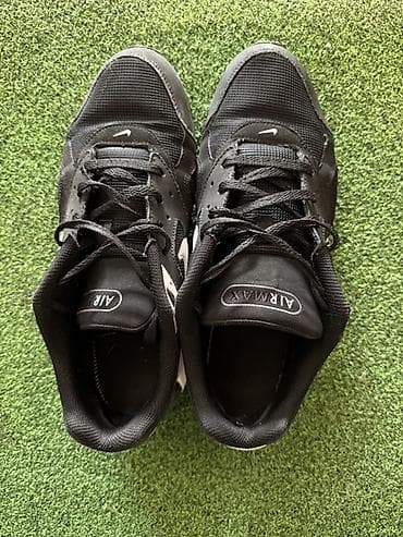 atom total: Кроссовки Nike Air Max, классическая модель в черно‑белом цвете — 1