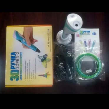 шаровая молния: 3D-ручка LCD-2 Начав с простого рисования по трафаретам, ребята — 3