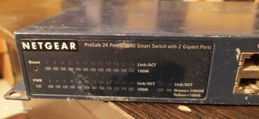 коммутаторы foxgate: Netgear fs726t 24 порта 100мб 2 порта гигабит — 3