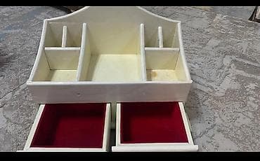 не нужное: Органайзер ручной работы из дерева Состояние отличное — 3