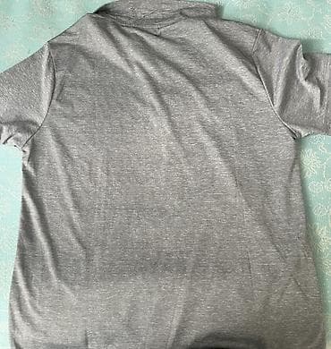 tech flis: Мужская футболка-поло с молнией - Цвет: серый меланж - Короткий рукав — 3