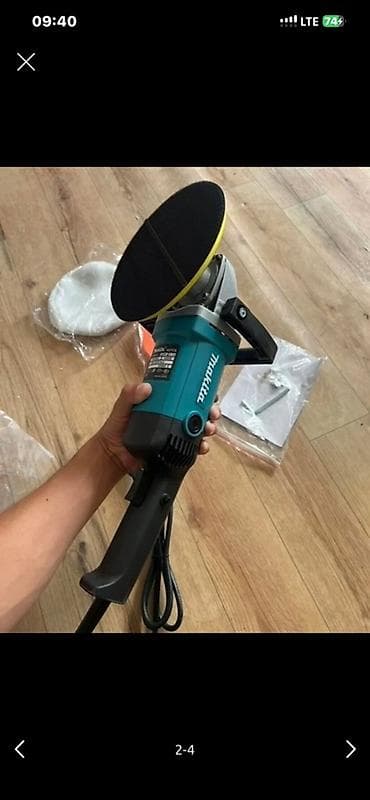 gp pointer: Полировальная машина Makita 9227CB Характеристики: - Диаметр круга — 2