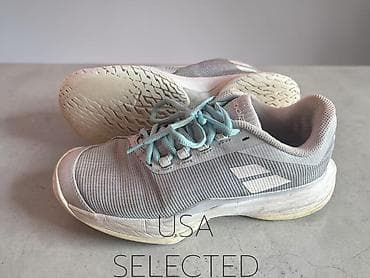 спортивный вещи: Мужские кроссовки, 38, Babolat, Б/у, цвет - Серый, Самовывоз, Платная доставка — 1