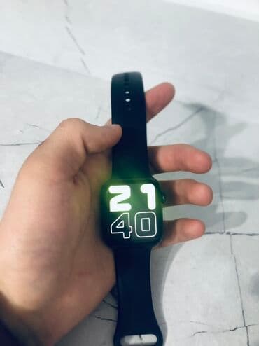 ретми 9 а: Смарт-часы в классическом черном цвете с прямоугольным корпусом и — 2