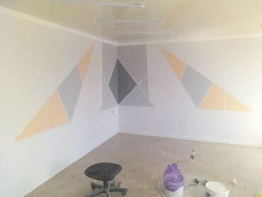 бур стена: Декоративная отделка стен и оформление ТВ-зоны - Нанесение — 25