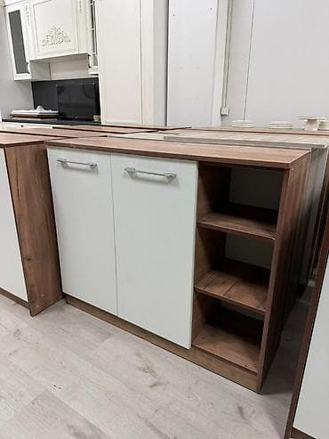 Телевизорга тумба жана таянычтар: Многофункциональные тумбочки для хранения с двумя распашными дверцами — 10