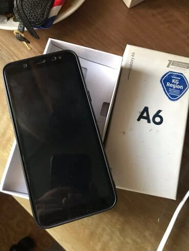 самсунг а6 телефон: Samsung Galaxy A6, Б/у, 32 ГБ, цвет - Черный, 2 SIM — 1