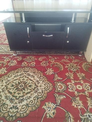 полки под тв: Тумба и подставка для телевизора, Напольная, цвет - Коричневый — 3