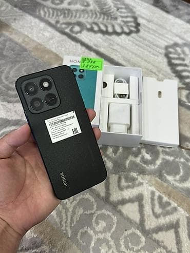 Honor X8c, Б/у, 256 ГБ, цвет - Черный, 2 SIM