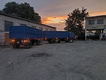 тракторный притсеп: КАМАЗ зерновоз с прицепом (автопоезд) - Комплектация: КАМАЗ 6x4 с — 3
