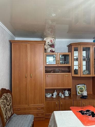 эшик айнек: Стенка для гостиной/столовой, модульная, цвет теплый орех. Состав и — 2