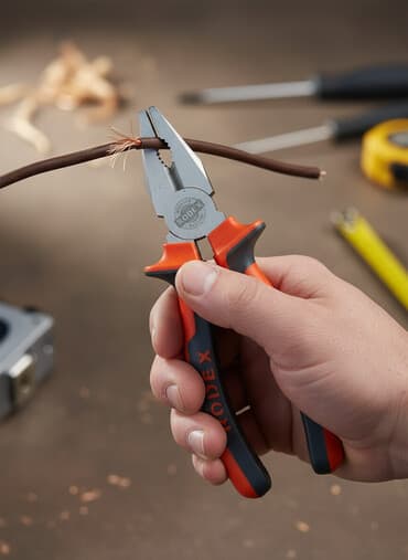 дрели бу: Комбинированные плоскогубцы RODEX 0301 - Длина: 160 мм (6") - — 1