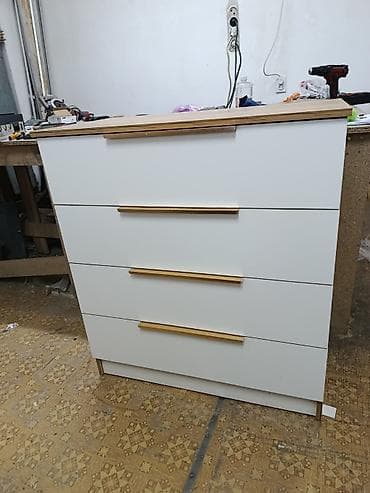 комод дешево купить: Комод для одежды, Без зеркала, ЛДСП, цвет - Серый, Платная доставка — 3