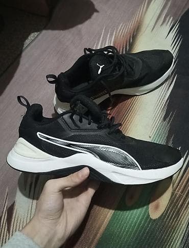 Мужские кроссовки, 43, 44, 45, Puma, Б/у, цвет - Черный