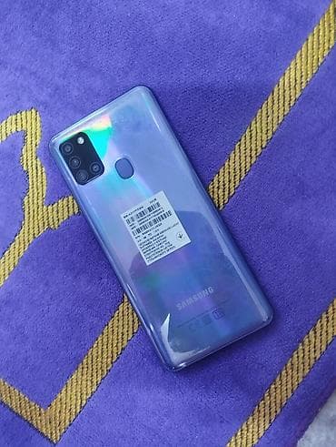 iphone 12 plus: Samsung Galaxy A21S, Б/у, 32 ГБ, цвет - Синий, 2 SIM — 5