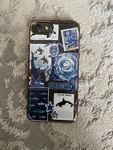 IPhone 7, Б/у, 32 ГБ, Черный, Чехол, 100 %