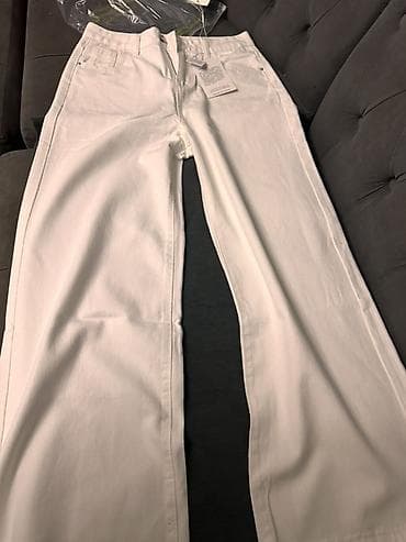 Джинсы: Джинсы, Палаццо, Высокая талия, XL, 2XL — 3