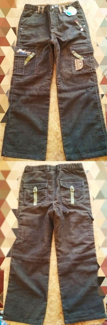 штаны с бабочкой: Жынсылар жана шымдар, түсү - Күрөң, Жаңы — 4