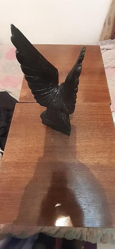 скандинавский гном: Декоративные фигурки (набор из 2 предметов) 1) Скульптура «Орел» - — 9