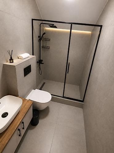 apartment 1 room: 1 комната, Люкс, элитка, Азия Молл, Душевая кабина, Постельное белье, Кондиционер — 5