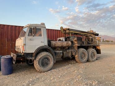 куплю емкость: Буровая установка на базе КАМАЗ 6x6 - Полный привод 6х6, повышенная — 4