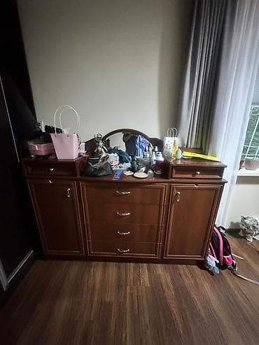 third edition solutions: Шкаф-купе с зеркальными раздвижными дверями + деревянный комод с — 2