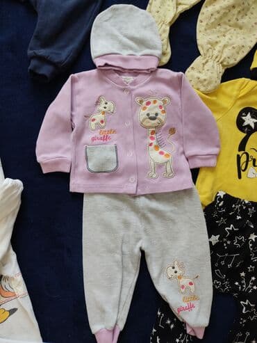 комплект для новорожденных: Комплект, цвет - Белый, Б/у — 4