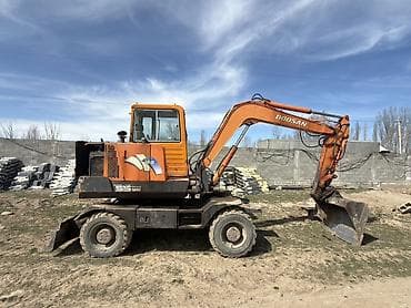 дюбль кабина: Экскаватор, Doosan, Колесный — 4