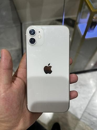 apple 13: IPhone 11, Б/у, 64 ГБ, Белый — 1