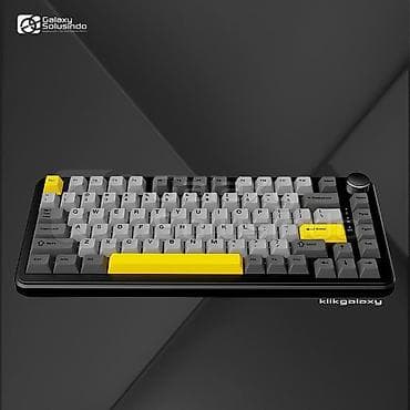 Клавиатура, Ajazz, Механическая, Проводное подключение, Размер: 75%