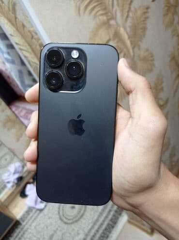 ноутбуки apple бишкек: IPhone 14 Pro, Б/у, 128 ГБ, Jet Black, 85 % — 2