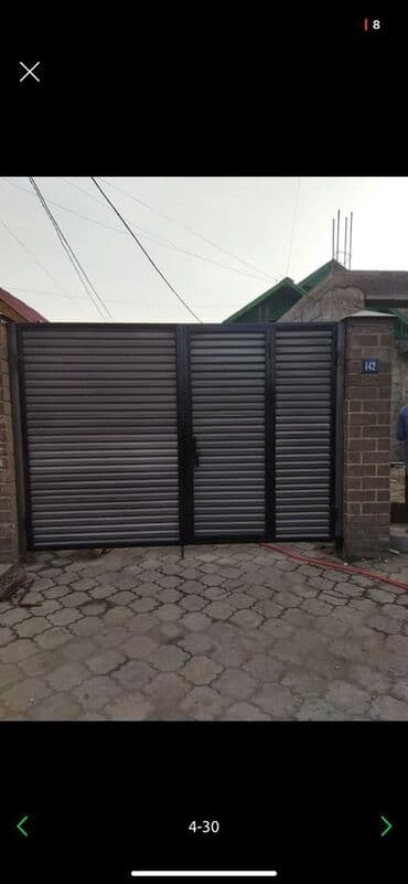 на железных номерах: Сварка | Ворота — 14