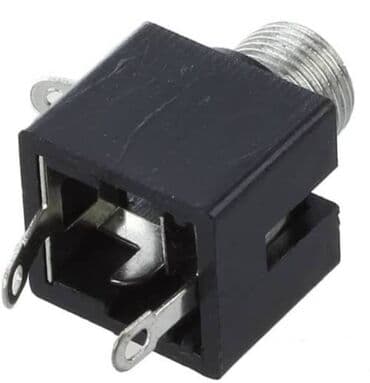 128 флешка: Гнездовой стерео audio разъем с гайкой для аудио-монтажа печатной — 1