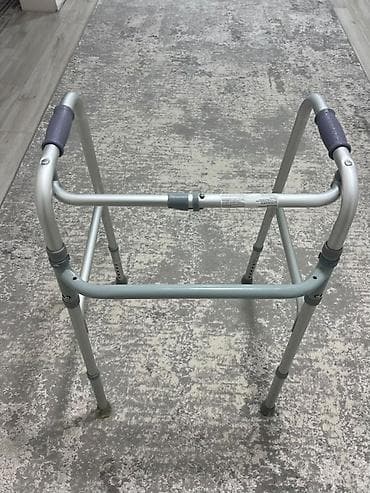 Ходунки, костыли, трости, роллаторы: Ходунки для реабилитации, складные, алюминиевые - Материал — 1