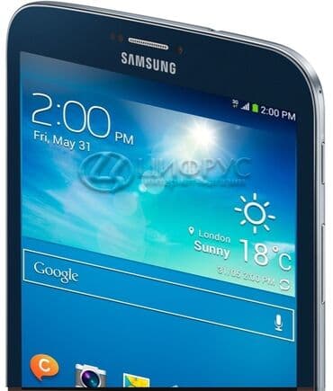 Планшет, Samsung, память 16 ГБ, Б/у, Классический цвет - Черный