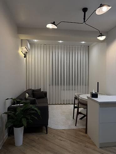 квартира эверест: 2 комнаты, 50 м², Тунгуч мкр Элитка, 13 этаж, Дизайнерский ремонт — 7