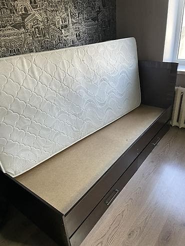 одиночный кровать: Односпальная кровать, С матрасом, длина - 190 см — 2