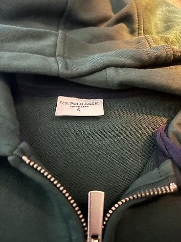 Шорты: Худи на молнии U.S. Polo Assn. - Цвет: темно‑зелёный - Размер: S — 3