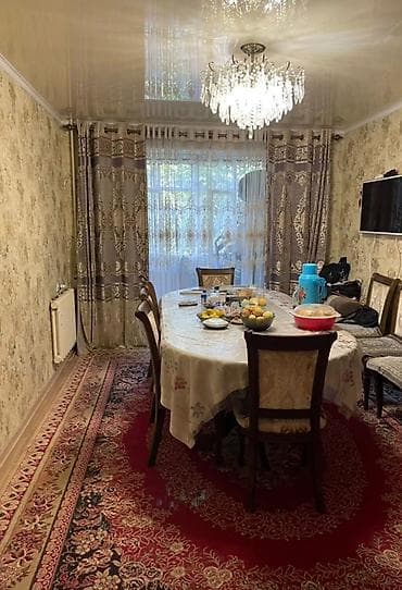 Квартиры: 3 комнаты, 58 м², Центральная мечеть 104 серия, 1 этаж, Косметический ремонт — 2