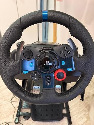 bt fm modulator: Игровой руль с педалями Logitech G29 Driving Force для PlayStation/PC — 1