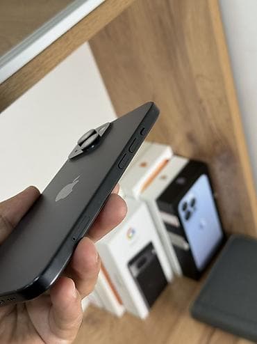mi store: IPhone 15, Б/у, 256 ГБ, Черный, Защитное стекло, Чехол, 90 % — 4