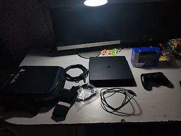 сумка: Игровая консоль Sony PlayStation 4 Slim (черная) с комплектом — 1