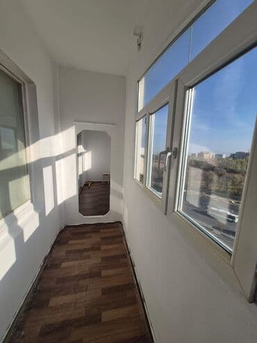 рынок дордой квартира: 2 комнаты, 60 м², 106 серия, 9 этаж, Старый ремонт — 9