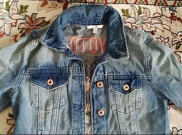 японские товары: Oригинальная джинсовая куртка Tom Tailor с японским дизайном, новая с — 5