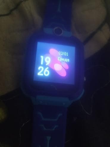 x max: Детские смарт-часы с камерой, синие - Яркий цветной экран с крупными — 3