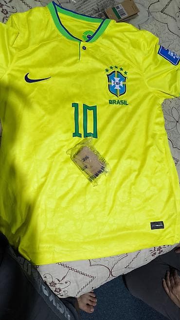 кыргызча кийимдер: Эркектердин футболкасы, XL, Nike, Жаңы, түсү - Сары — 2