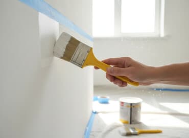 аппарат для краска: Кисти для покраски с жёлтой пластиковой ручкой. Предназначены для — 1