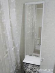 аквариум с тумбой: Зеркало с полочкой на стену . Высота 1метр. 10 см. Ширина 35 см. В — 3