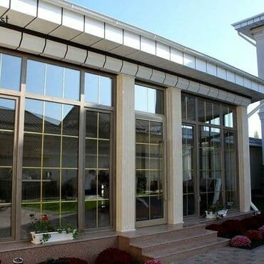 домик из контейнера: Алюминиевое окно на заказ, Тип окна: Витражные, Мансардные, Панорамные, Без рассрочки — 14